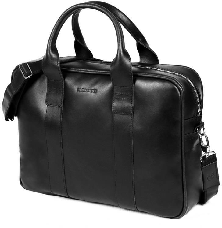 Skórzana torba na laptopa G 541A, na laptop+mini biuro, czarna Skórzana torba na laptopa G 541A, na laptop+mini biuro, czarna