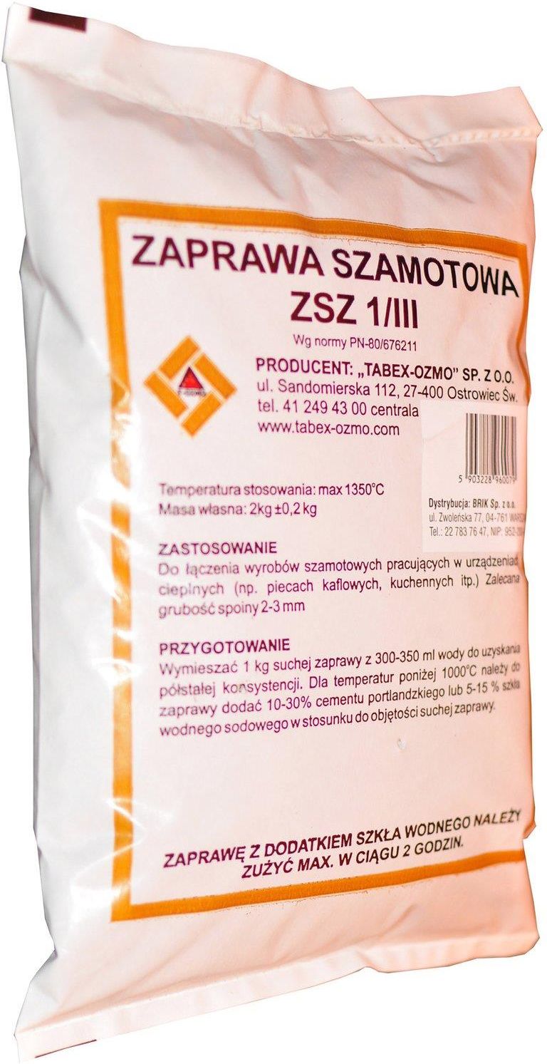 Zaprawa Tabex Ozmo Zaprawa Szamotowa 2Kg - Opinie i ceny na Ceneo.pl