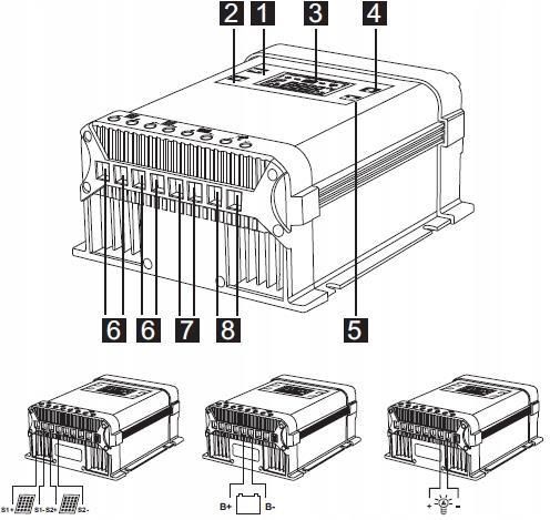 Azo Digital Solarny Regulator Ładowania Mppt 12/24 - 30A (3Solmppt30D) - zdjęcie 3 Azo Digital Solarny Regulator Ładowania Mppt 12/24 - 30A (3Solmppt30D)