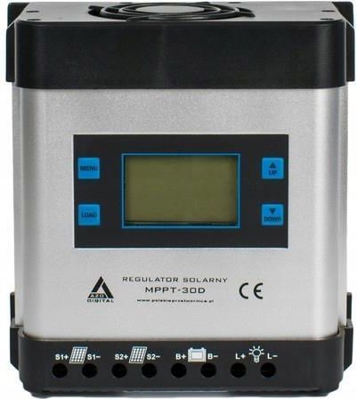 Azo Digital Solarny Regulator Ładowania Mppt 12/24 - 30A (3Solmppt30D) - zdjęcie 4 Azo Digital Solarny Regulator Ładowania Mppt 12/24 - 30A (3Solmppt30D)