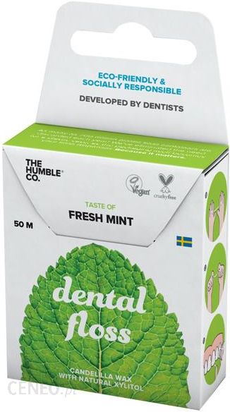 Humble Dental Floss nić dentystyczna o smaku łagodnej mięty 50m