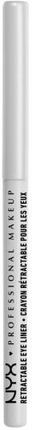 NYX Professional Makeup Retractable Eyeliner Eyeliner w ołówku White 0,31 g