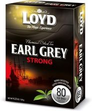 Loyd Earl Grey Strong Herbata Czarna Ekspresowa Aromatyzowana 80 tb