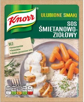 Knorr Ulubione Smaki Sos Śmietanowo Ziołowy 29G