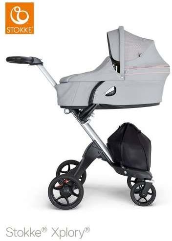（こうの）STOKKE Xplory V6 Wózek Stokke Xplory V6 Athleisure Pink Głęboko Spacerowy