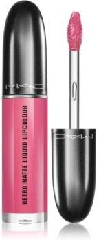 MAC Retro Matte Liquid Lipcolour matowa szminka Metallic Rose 5ml