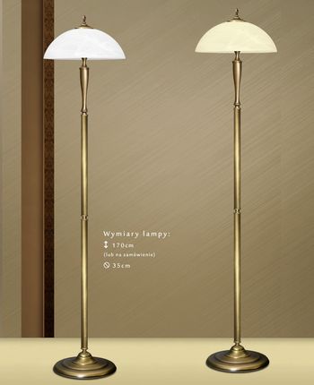 Mn Interiors Lampa podłogowa mosiężna S-P1