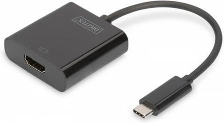 Digitus Adapter HDMI na USB-C 3.1 czarny 15cm (DA70852)