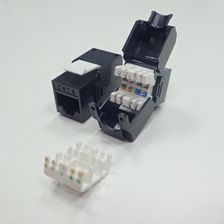 Netrack moduł Keyston Jack 1xRJ45 8p8c, kat. 6 UTP, beznarzędziowy (10534)