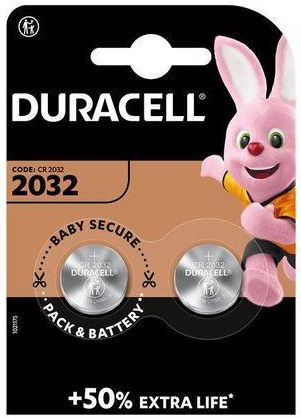  „Duracell“ ličio baterija mini CR2032 2vnt