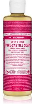 Dr Bronner's Rose uniwersalne mydło w płynie 240ml