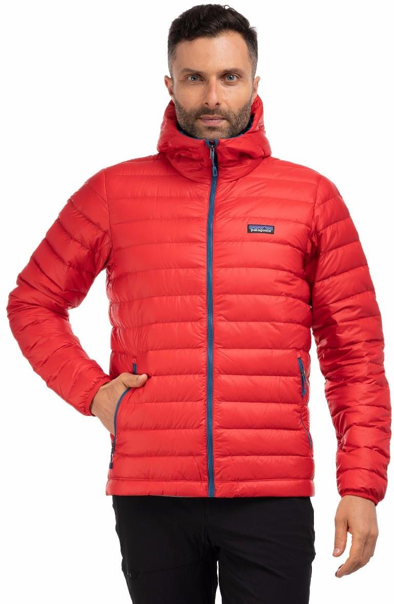 patagonia down sweater hoody fire