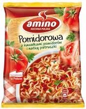 Amino Nudle Zupa Pomidorowa 61g - Dania gotowe