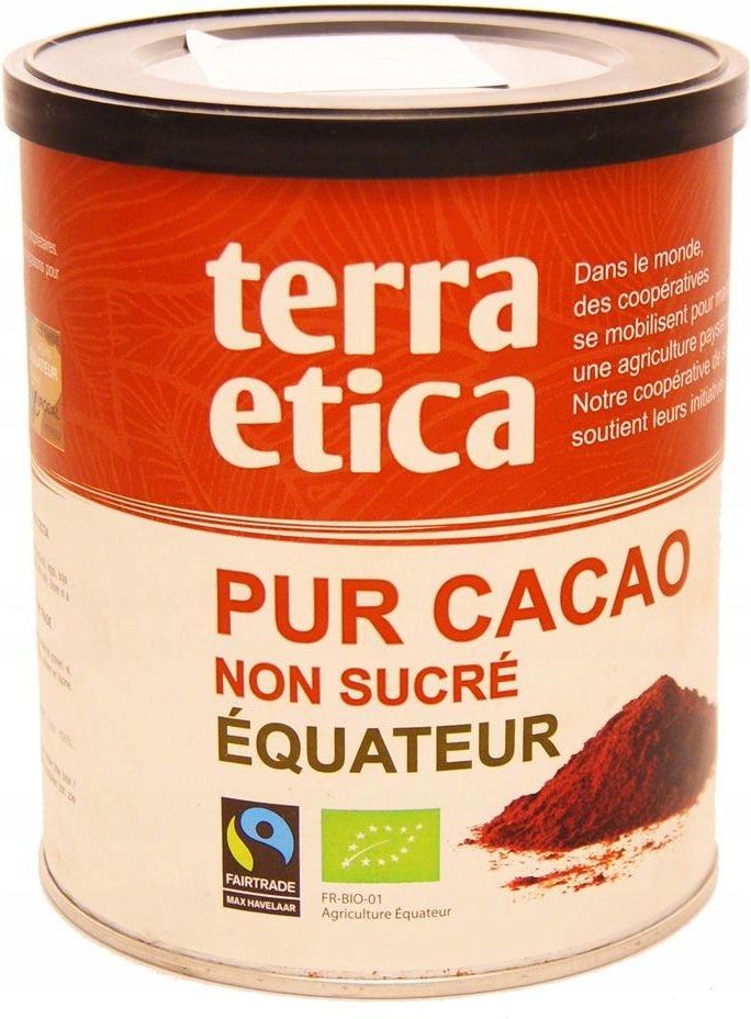 Cacao poudre bio non sucré 280 g Terra Etica 