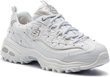 Sneakersy SKECHERS - Glamour Feels 13087/WSL White/Silver