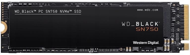 фото SSD накопичувач WD Black SN750 NVME SSD 500 GB (WDS500G3X0C)