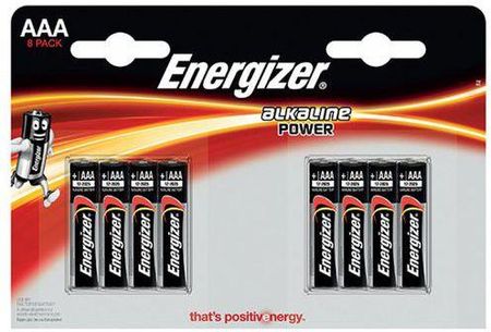Energizer Bateria Alkaline Power AAA LR03 1,5V 8szt