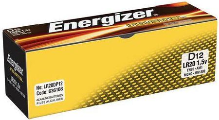 Energizer Bateria Industrial D LR20 1,5V 12szt