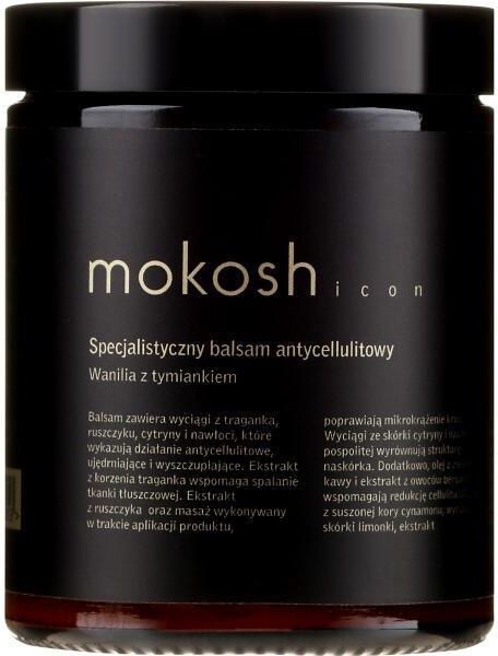„Mokosh Icon Specialist“ balzamas nuo celiulito vanilė su čiobreliais 180Ml