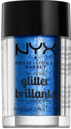 NYX Professional Makeup Face&Body Gliitter Brokat do twarzy i ciała Blue 2,5 g
