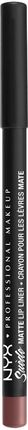 NYX Professional Makeup Suede Matte Lip Liner Shade Extension Kredka do ust Whipped caviar 1 g