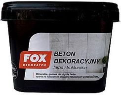 Zdjęcie Fox Dekorator Beton Dekoracyjny Tynk Mineralny 4Kg - Gniew