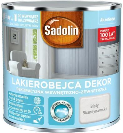 Sadolin Lakierobejca Dekor Biały Skandynawski 2,5L