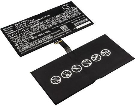 Cameron Sino Apple Ipad Pro 12.9 2017 2Nd Gen 020-01238 10800Mah 40.72Wh Li-Polymer 3.77V (csipa167sl)