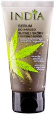 Zdjęcie India Serum Do Bardzo Suchej Skóry Twarzy I Dłoni Z Olejem Z Konopi 50Ml - Zduny