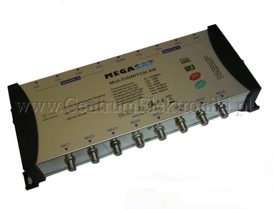 Voor Ontvangst Meerdere LNB's Megasat 0600152 Profiline Commutateur Multiple 5/16 1 Accessoire TV Vidéo Megasat 5/12 Multiswitch Commutateur 5 Entrées / 12 Megasat 0600152 Profiline Commutateur Multiple 5/16 Pdf Satellieten Ontvangen Meerdere Spiegels