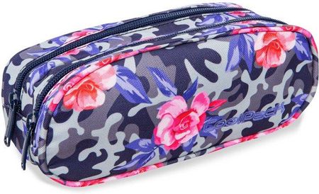 Coolpack Piórnik szkolny dwukomorowy Clever Camo Roses 96720CP nr A65209