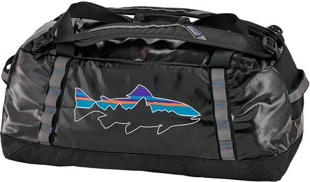 patagonia black hole duffel 60l black fitz trout Torba Black Hole Duffel 60L Patagonia (black/fitz trout) - Ceny i opinie