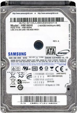 Samsung SpinPoint M5S 160GB (HM160HI)