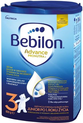 Bebilon 3 Advance Pronutra Junior formuła na bazie mleka po 1. roku życia 800g