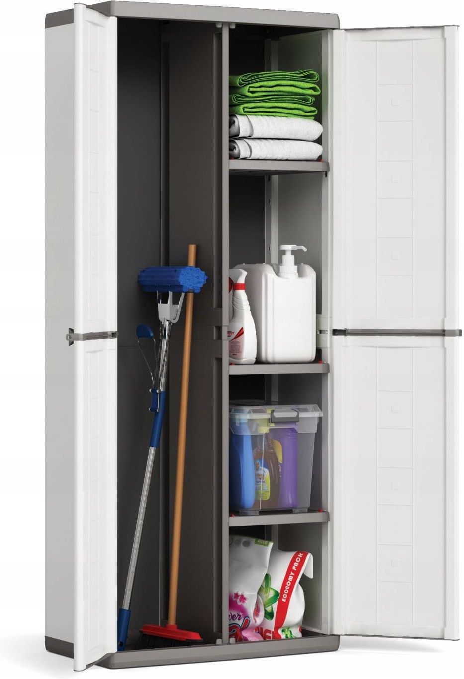 Шкаф пластиковый jolly utility cabinet white