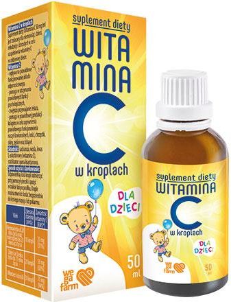 Wegafarm Witamina C Dla Dzieci Krople 50ml