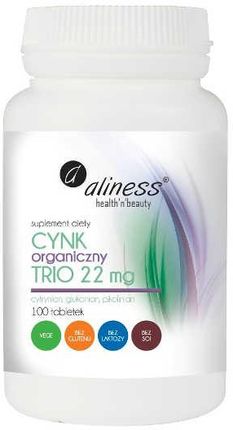 Medicaline Aliness Cynk Organiczny Trio 22mg Tabletki 100Szt