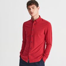 Reserved Koszula super slim fit Czerwony Ceny i opinie Czerwone Koszule Slim fit Ceneo.pl