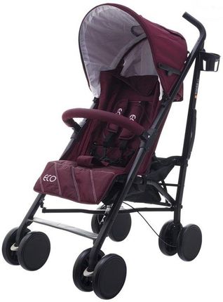 Eurobaby Eco Swiss Design 300D Purple Red Spacerowy