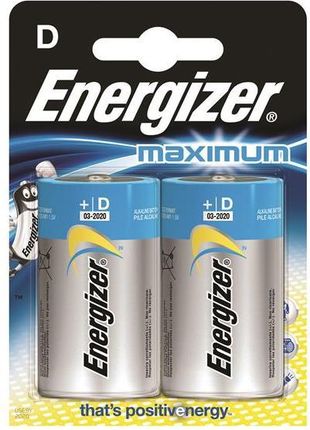 Energizer Bateria Maximum D LR20 1,5V 2szt. (EN297539)
