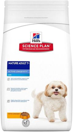 Hill'S Science Plan Mature Adult 7+ Active Longevity Mini Kurczak 1Kg