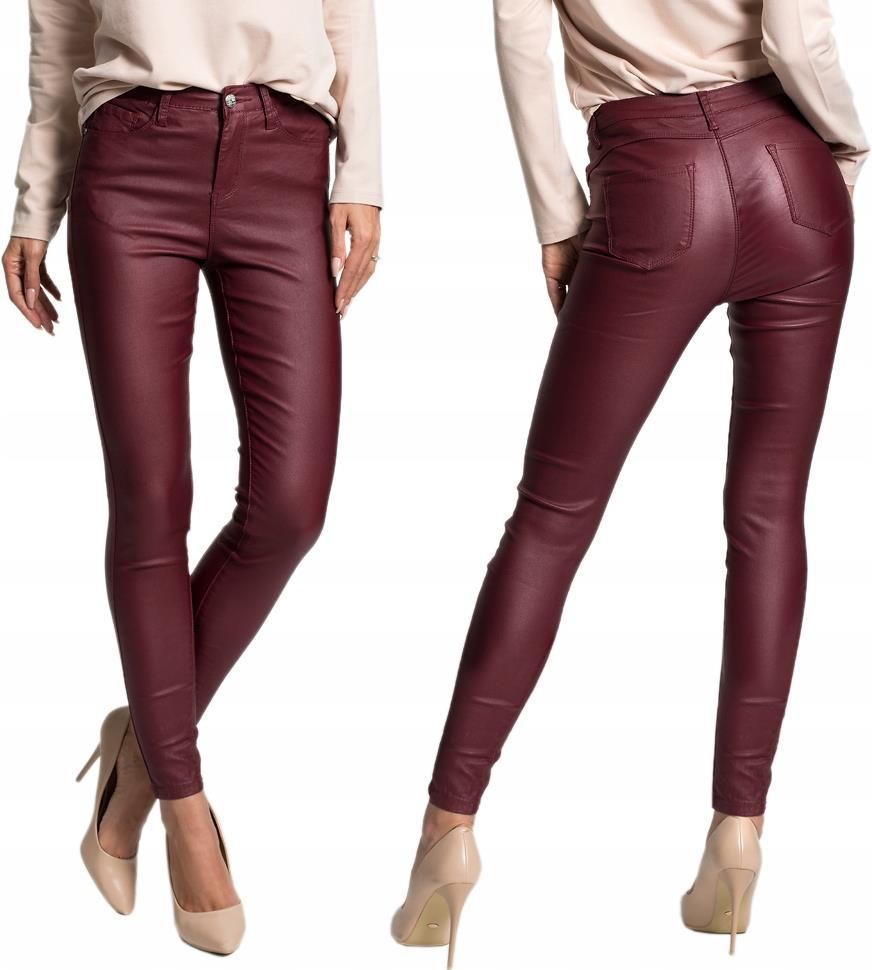 Spodnie a'la skóra slim fit efekt Push Up F43 L Ceny i opinie Ceneo.pl Spodnie a'la skóra slim fit efekt Push Up F43 L Ceny i opinie Ceneo.pl