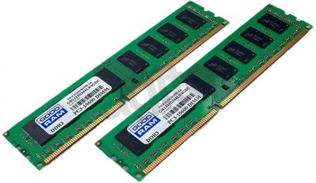 Pamięć RAM GoodRAM DDR3 8GB (2x4GB) 1333MHz CL9 (GR1333D364L9/8GDC)
