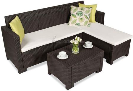 Bica Narożnik Technorattanowy Nebraska Corner Brązowy (Bc9066Br)