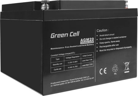 Green Cell AGM VRLA 12V 26Ah