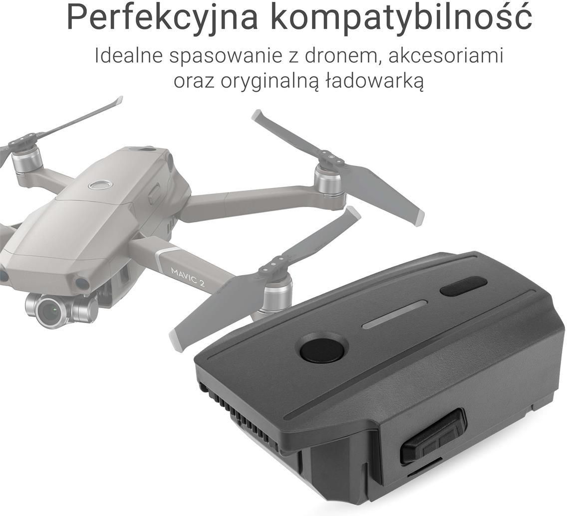 Green Cell do drona DJI Mavic Pro 11.4V 3830mAh 43.6Wh (DJI04) - zdjęcie 3 Green Cell do drona DJI Mavic Pro 11.4V 3830mAh 43.6Wh (DJI04)