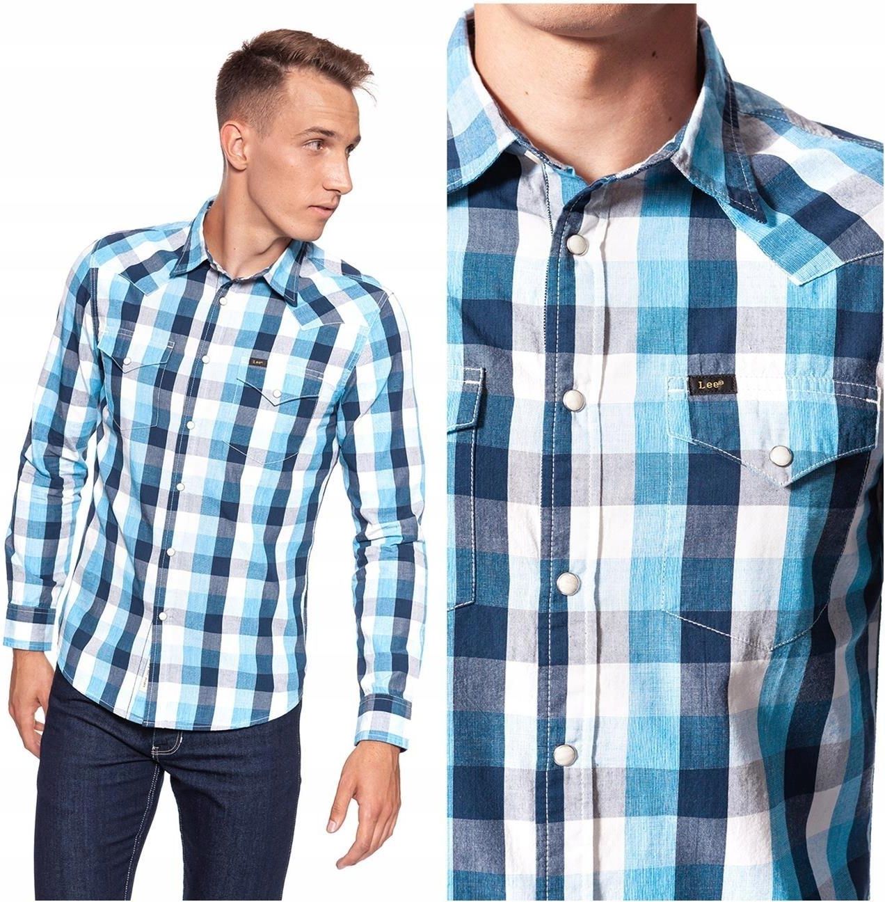 Lee Western Shirt Koszula Męska Slim Fit M Ceny i opinie Lee Western Shirt Koszula Flanelowa Męska Slim M Ceny i