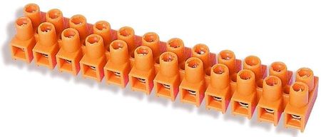 SIMET Listwa zaciskowa gwintowa termoplastyczna 2,5 mm2 12 torów LTF12-2.5 kolor pomarańczowy (21 210 108)