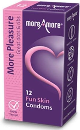 MoreAmore Condom Fun Skin 12 szt