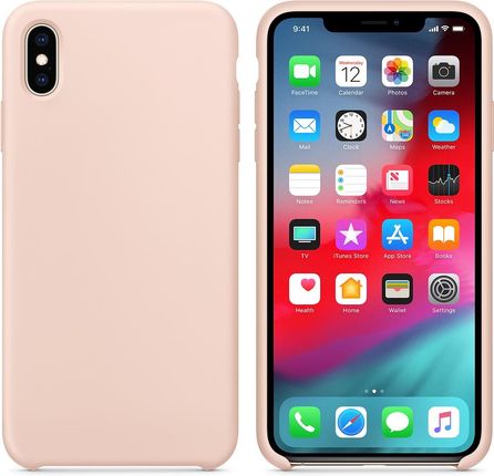 Hurtel Silicone Case Iphone Xs Max - Różowy